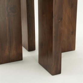 MASA LATERALA TILEDUP - LEMN DE MANGO SI CERAMICA - MARO - 40(L) x 40(l) x 45(h) - Img 4