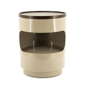 MASĂ LATERALĂ TONDO - GRI TAUPE - 37(L) x 37(l) x 45(h)
