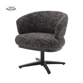 PERCA LOUNGE - MATERIAL TED 17 ALBASTRU-GRI - 71.5(L) x 65(l) x 79(h)