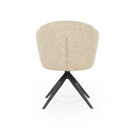 SCAUN CONNOR DONNA - TESATURA SI METAL - TAUPE - 61.5(L) x 60(l) x 81.5(h) cm - Img 6