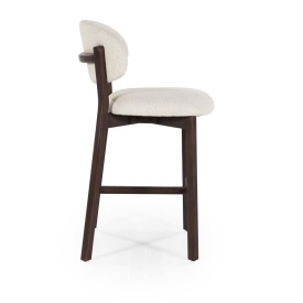 SCAUN DE BAR MIKKY MOON - TESATURA SI STEJAR - BEJ - 53(L) x 57.5(l) x 97.5(h) cm - Img 9