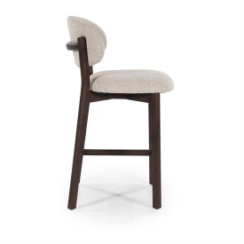 SCAUN DE BAR MIKKY MOON - TESATURA SI STEJAR - TAUPE - 53(L) x 57.5(l) x 97.5(h) cm - Img 9