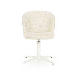 SCAUN ESMEE DONNA - TESATURA SI FIER - BEJ - 55.5(L) x 64.5(l) x 83(h) cm - Img 12