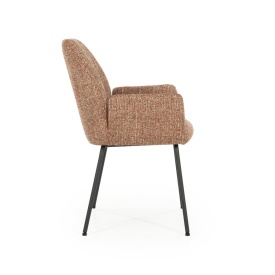 SCAUN INDY DONNA - TESATURA SI METAL - ROŞU - 58(L) x 63(l) x 89(h) cm - Img 9