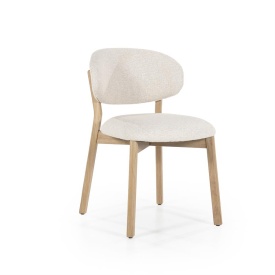 SCAUN MIKKY MOON - TESATURA SI STEJAR - BEJ - 51(L) x 59.5(l) x 79(h) cm - Img 11
