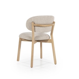 SCAUN MIKKY MOON - TESATURA SI STEJAR - TAUPE - 51(L) x 59.5(l) x 79(h) cm - Img 5