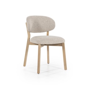 SCAUN MIKKY MOON - TESATURA SI STEJAR - TAUPE - 51(L) x 59.5(l) x 79(h) cm - Img 11