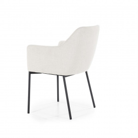 SCAUN PAUL - METAL / LEMN / TESATURA 100% POLIESTER - ANTRACIT - 58(L) x 82(h) x 60(l) - Img 4
