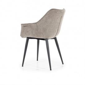 SCAUN SANDY - METAL / LEMN / TESATURA 100% POLIESTER - BEJ - 67(L) x 83(h) x 64.5(l) - Img 4