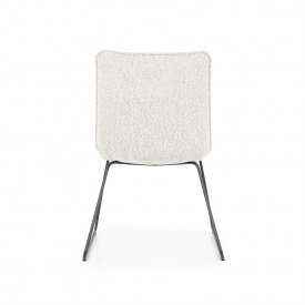 SCAUN SELLA - METAL / TESATURA - ALB - 51(L) x 82(h) x 63(l) - Img 6