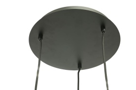 SHONA CLUSTER ROTUND - METAL SI STICLA - CHIHLIMBAR - 30(L) x 30(l) x 120(h) - Img 5