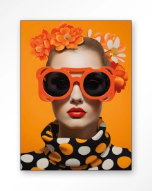 TABLOU - ORANGE FLOWER - Img 5