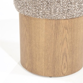 TABURET - GEORGE - TAUPE FLOU - 39(L) x 39(l) x 46(h) - Img 3