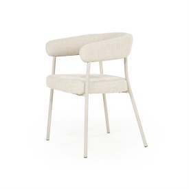 YOVI - METAL SI TESATURA - BEJ - 55(L) x 57(l) x 77(h) - Img 2