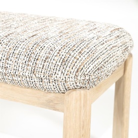 BANCĂ LOTTIE - GRI TAUPE NORI - 143(L) x 48(l) x 45(h) - Img 3