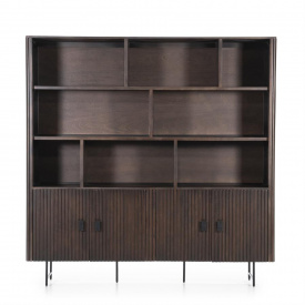 BIBILIOTECA/DULAP REMI - DIN LEMN DE MANGO [FSC] - MARO - 200(L) x 200(h) x 37(l)