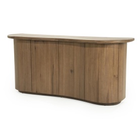 COMODA JOSH - LEMN SI FURNIR DE STEJAR - MARO - 180(L) x 50(l) x 80(h) cm - Img 2