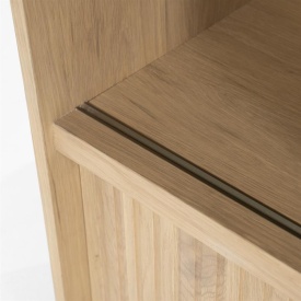 COMODA MILO - LEMN SI FURNIR DE STEJAR - NATURAL - 180(L) x 42(l) x 90(h) cm - Img 10