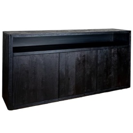 COMODA TENNA - LEMN DE MANGO [FSC] / METAL - NEGRU - 180(L) x 85(h) x 45(l)