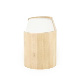 COMODA TV DON - LEMN DE STEJAR SI MARMURA - MARO - 165(L) x 45(l) x 50(h) cm - Img 3