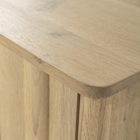 COMODA TV JAKE 6 USI - LEMN SI FURNIR DE STEJAR - NATURAL - 264(L) x 47(l) x 50(h) cm - Img 11