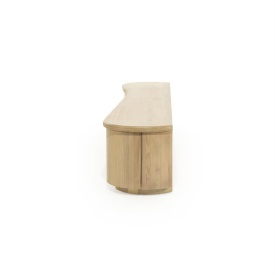 COMODA TV JOSH - LEMN SI FURNIR DE STEJAR - NATURAL - 240(L) x 42(l) x 43(h) cm - Img 3