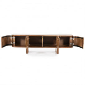 COMODA TV JULIAN CU 4 USI - DIN LEMN DE SALCAM [FSC] - MARO- 170(L) x 50(h) x 43(l) - Img 2