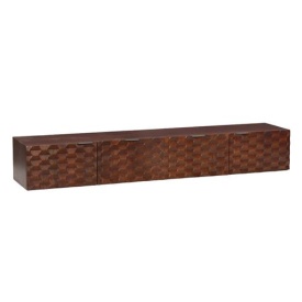COMODA TV PAOLA SUSPENDAT - LEMN DE MANGO / METAL - MARO - 200(L) X 30(H) X 40(L) CM