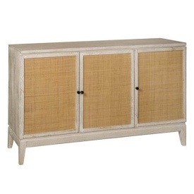 COMODA VINCENZA - LEMN DE MANGO [FSC] / METAL - ALB / MARO - 150(L) x 90(h) x 45(l)