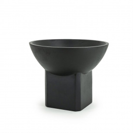 DECOR CASA - BORA MEDIU - LEMN DE MANGO [FSC] - NEGRU - 20(L) x 16(h) x 20(l)