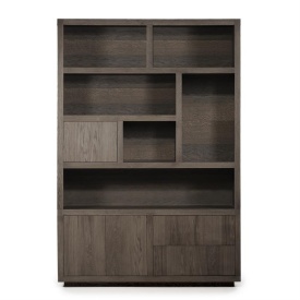 DULAP HELSINKI - LEMN SI FURNIR DE STEJAR - MARO - 150(L) x 42(l) x 220(h) cm