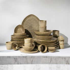 FARFURIE DE DESERT DAZE - CERAMICA - BEJ - 19(L) x 2.3(h) x 16(l) - Img 6