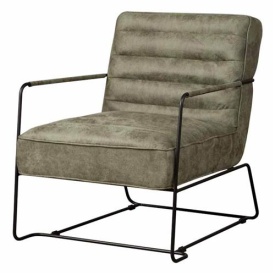 FOTOLIU BARI JACKSON - METAL / MATERIAL - NEGRU / VERDE - 85(L) X 78(H) X 66(L)