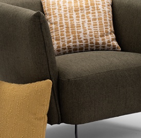 FOTOLIU CELIA - METAL / LEMN / MATERIAL 100% POLIESTER - MARO - 86(L) x 77(h) x 80(l) - Img 6