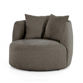 FOTOLIU LOUIS SPARK - METAL / LEMN / MATERIAL 100% POLIESTER - MARO - 105(L) x 76(h) x 105(l)