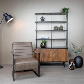 FOTOLIU ROCCA BULL - METAL / MATERIAL - NEGRU / MARO - 63(L) X 84(H) X 77(L) - Img 2