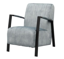FOTOLIU VERSO ADORE - METAL / MATERIAL - NEGRU / ALBASTRU - (L) X (H) X (L)
