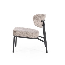 JARI - METAL ȘI ȚESĂTURĂ - TAUPE - 66(L) x 57(l) x 72.5(h) - Img 4
