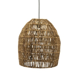 LAMPA SUSPENDATA BENTI MARE - PLANTA DE ABACA - NATURAL - 54(L) x 54(l) x 58(h)