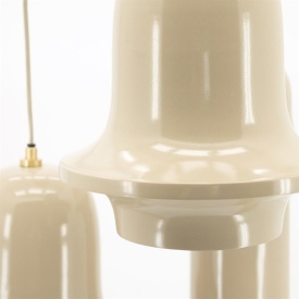 LAMPĂ SUSPENDATĂ - CLUSTER BELLURE - BEJ - 50(L) x 50(l) x 54(h) - Img 2