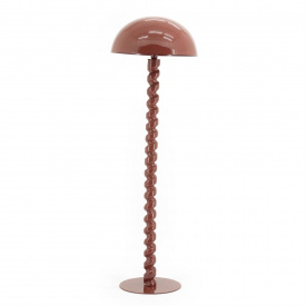LAMPADAR LUOX - LEMN & METAL - ROSU - 50(L) x 150(h) x 50(l)