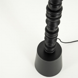 LAMPADAR PULSE - METAL/TESATURA - BEJ/NERGU - 46(L) x 159(h) x 46(l) - Img 2