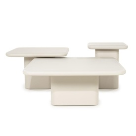 MASA CAFEA SIMINTO MEDIUM - MDF - BEJ - 60(L) x 60(l) x 38(h) - Img 7