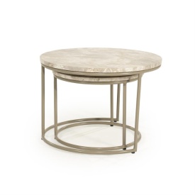 MASĂ DE CAFEA - ALVAR (SET DE 2) - 45/60(L) x 45/60(l) x 35/41(h) - Img 3