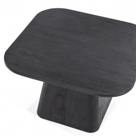 MASA DE CAFEA - LEMN DE MANGO [FSC] - NEGRU - Ø60 x 39(h) - Img 3
