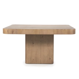 MASA DE DINING HARMONIE - LEMN SI FURNIR DE STEJAR - MARO - 140(L) x 140(l) x 77(h) cm