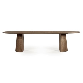 MASĂ DE DINING LUNE - MARO DESCHIS - 300(L) x 105(l) x 77(h)