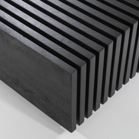 MASA LATERALA TOM - LEMN DE MANGO [FSC] - NEGRU - 50(L) x 45(h) x 50(l) - Img 3