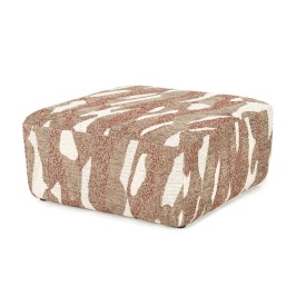 POUF - RYTM MARE - ROȘU - 70(L) x 70(l) x 34(h) - Img 2