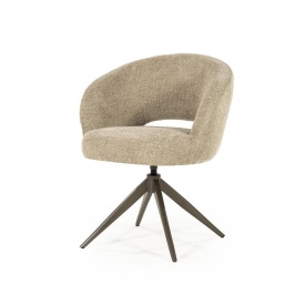 SCAUN ALISSA - GRI TAUPE ORO - 65(L) x 63(l) x 80(h)